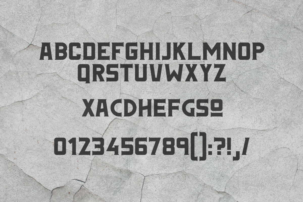 Fenrir Typeface preview 4