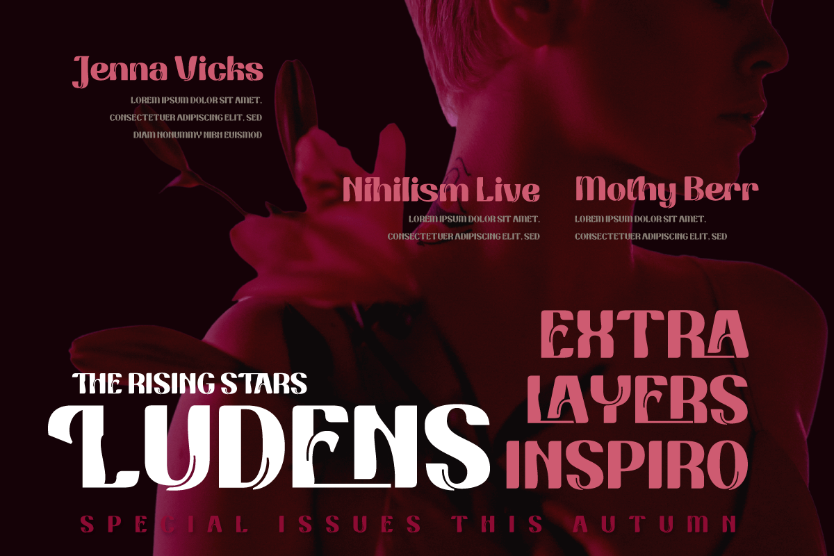 Fadetho | Display Font, a Sans Serif Font by twinstd (Photo 8 of 13)