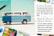 Realistic Watercolor Photo Effect, a Plug-in Add-On by Drifter Studio PrintShop (Thumbnail 5 of 9)