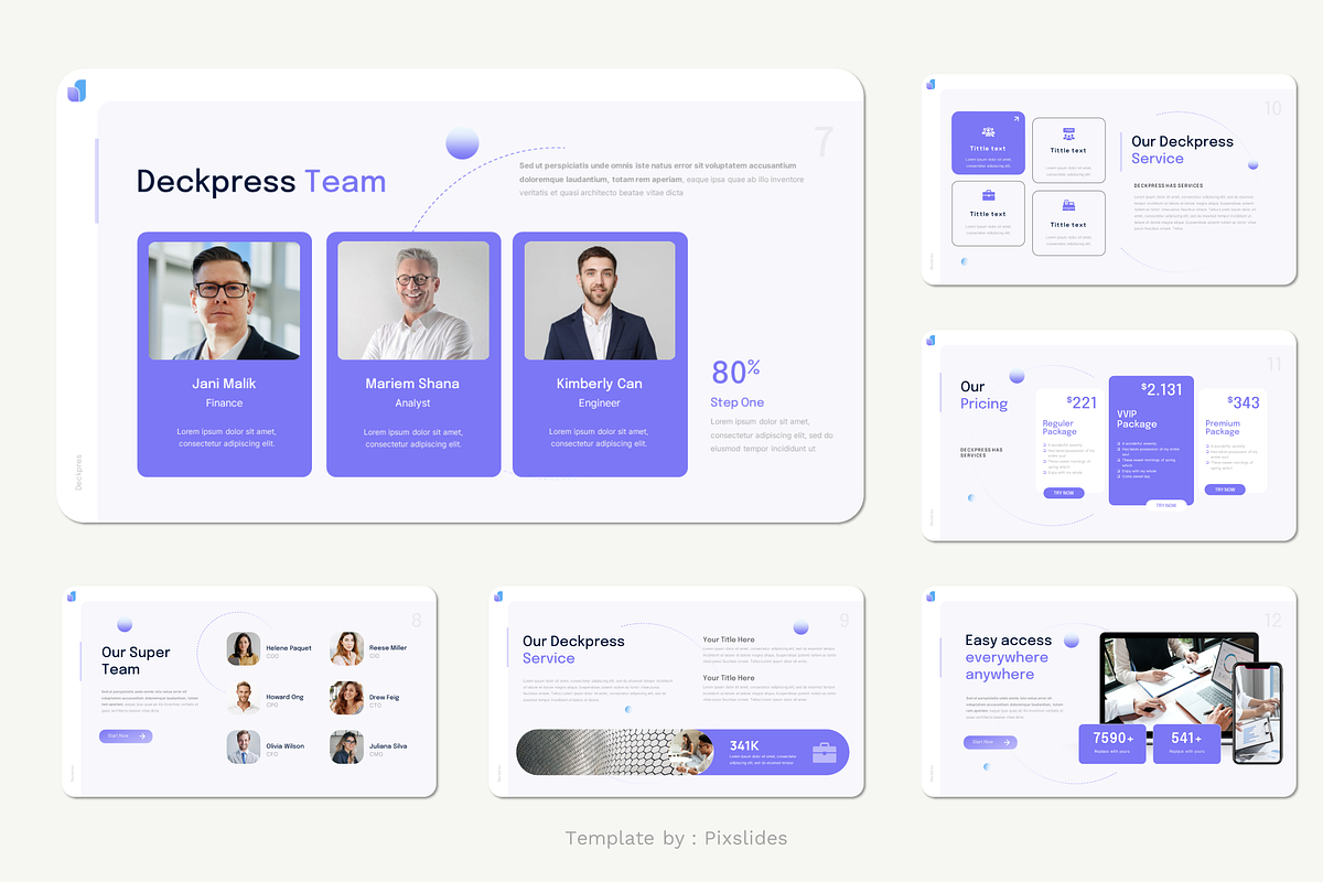 Pitch Deck Business Keynote, a Presentation Template by Pixslides (Photo 4 of 6)
