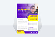 Education Flyer Design For Admission, a Flyer Template by MxVect Stock (Thumbnail 3 of 3)