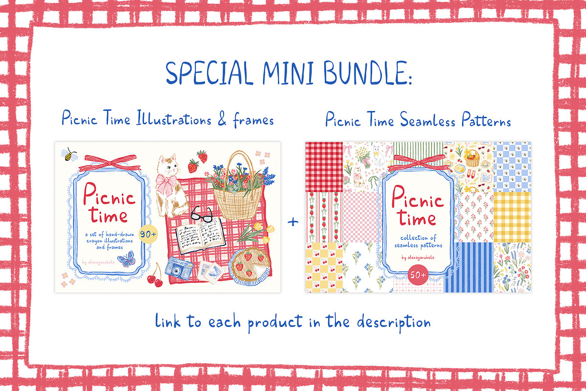 Picnic time - Whimsical Mini Bundle, an Object Graphic by alenaganzhela (Photo 2 of 15)