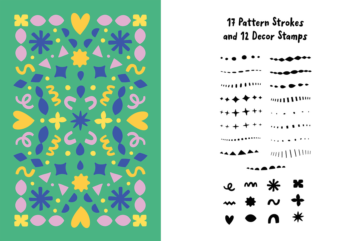 Playful Floral Procreate Brushes, a Brush Add-On by Pencil Twist (Photo 4 of 10)