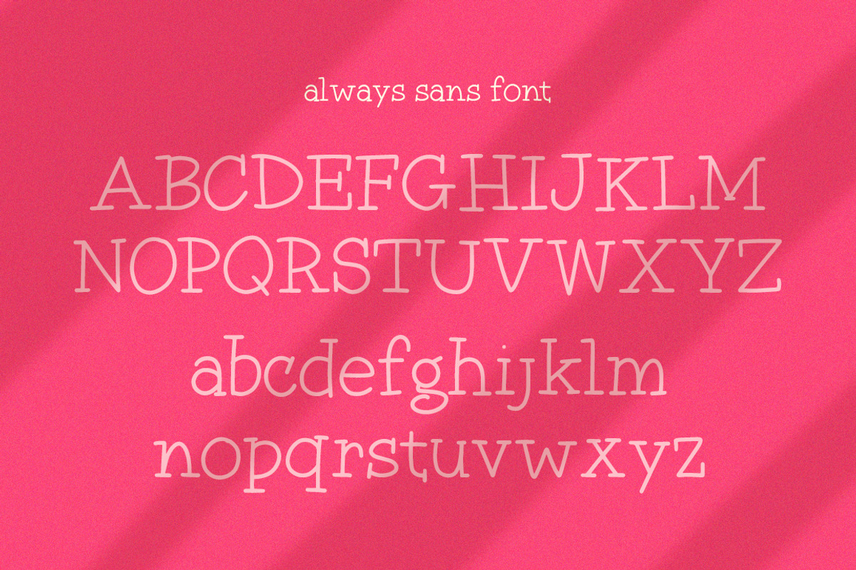 Always Font Duo preview 8