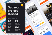 Sketch Starter Kit — 170 Components, an UI Kit Template by Around Seven Products (Thumbnail 1 of 6)