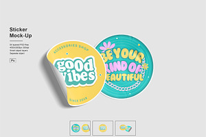 Sticker Mockup