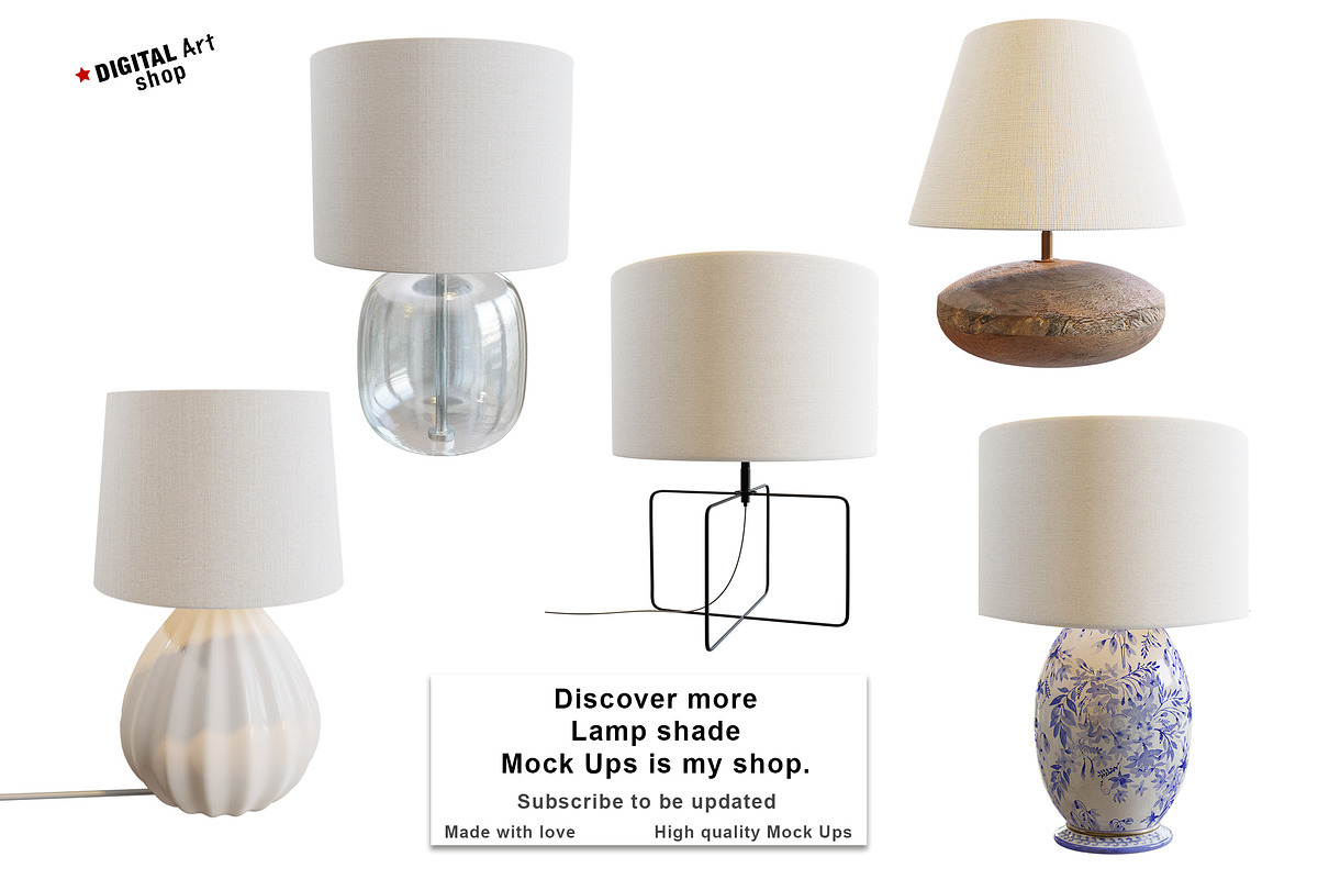 Lamp shade Mockup, a Product Mockup by Mockup Up! (Photo 5 of 5)