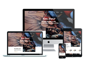 LT Tattoo Onepage WordPress Theme