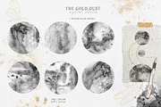 SALE! Watercolor moon collection, a Texture Illustration by Tiana Geo (Thumbnail 2 of 13)