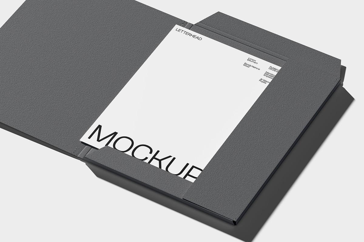 Letterhead Mockup Pack, a Product Mockup by Neermana (Photo 6 of 12)