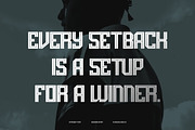 Astrobat - Sport Display Font, a Font by Flawless And Co (Thumbnail 6 of 10)