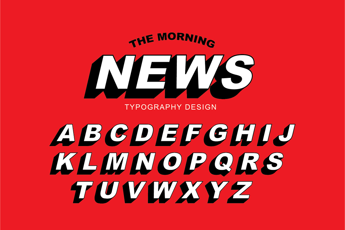 2d typography design vector, an Illustration by lyeyee