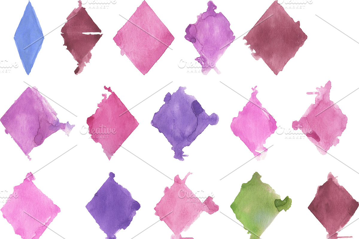 Urban Watercolor Shapes, a Texture Graphic by TheUrbanLine (Photo 4 of 12)