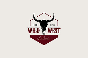 Wild west texas logo illustration, a Branding & Logo Template by Dyn Studio