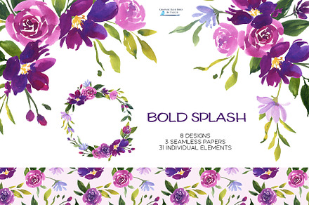 Bold Purple and Magenta Flowers