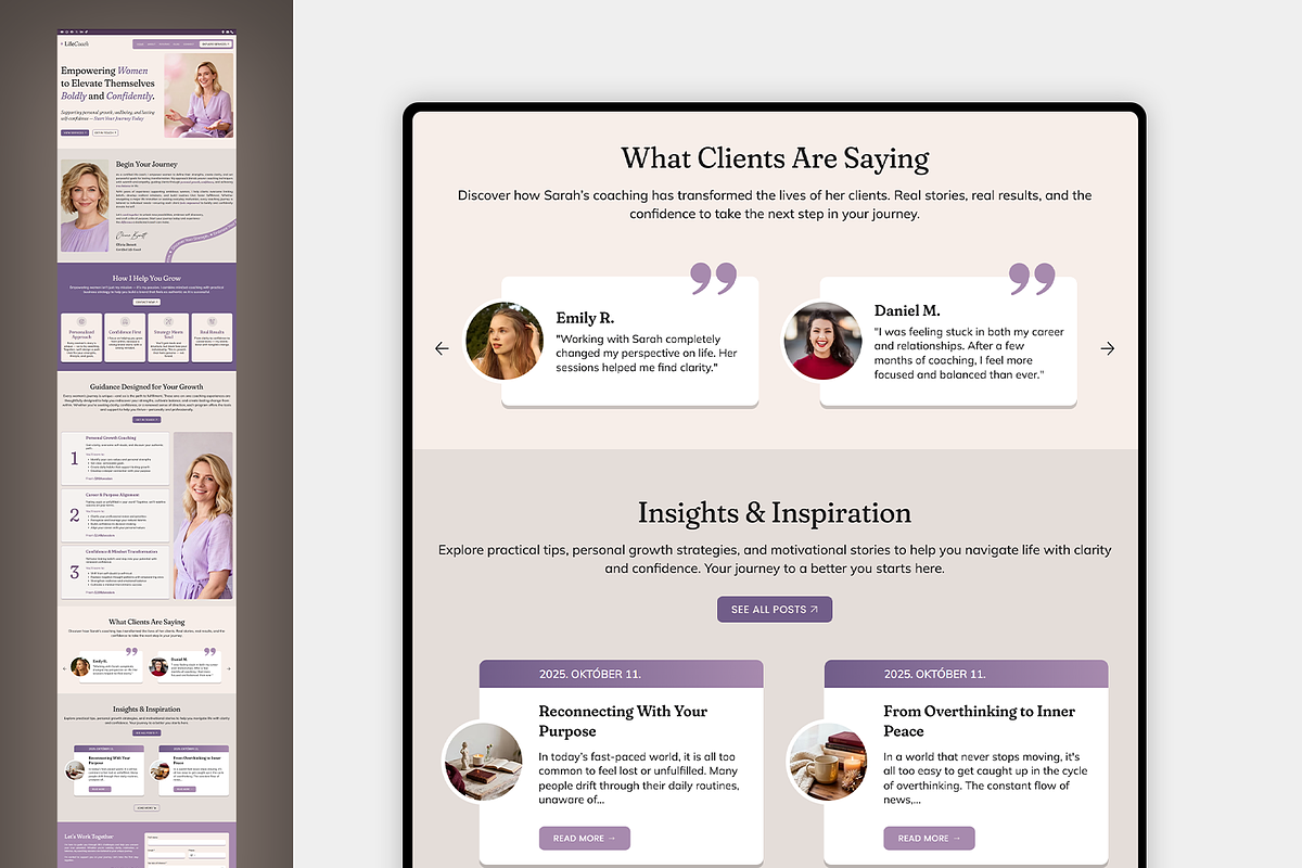 Life Coach Wix Studio Template, a Wix Template by Kitteeh (Photo 14 of 20)