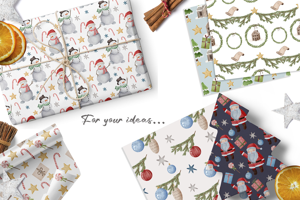 Santa Claus helpers. Christmas set, an Illustration by SleptArt (Photo 7 of 8)