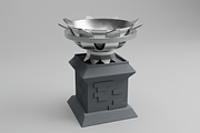 3D Royal Fire Bowl, a Furniture 3D Model by Dudukbersama (Thumbnail 1 of 2)