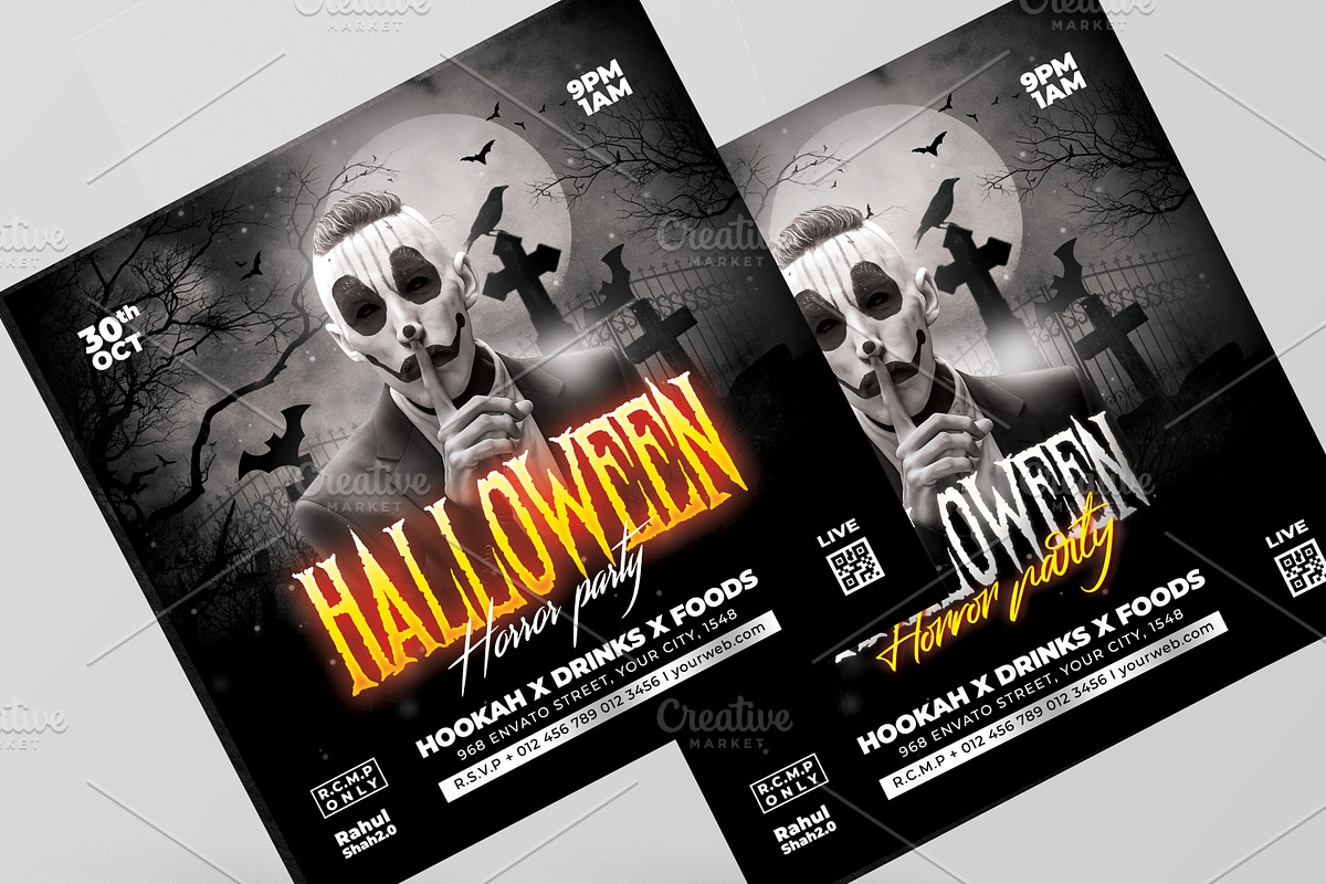 Halloween Party Flyer, a Flyer Template by creative-mint (Photo 1 of 5)
