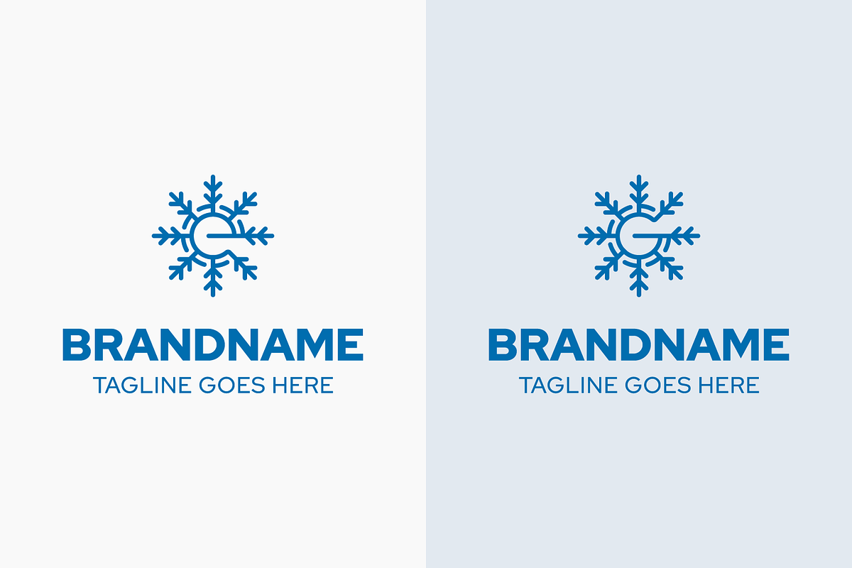 Letter E G Snowflake Logo, a Branding & Logo Template by Pray Art Design Studio (Photo 1 of 2)