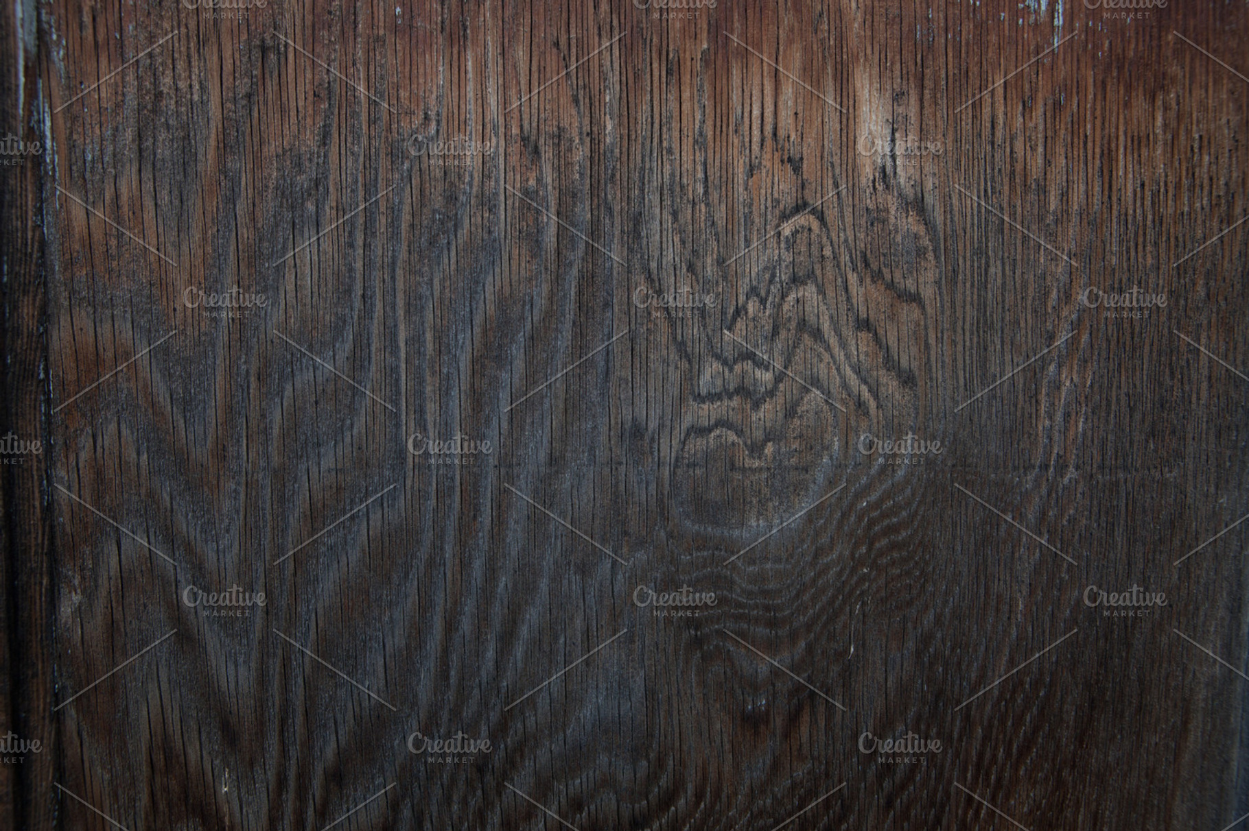 Rustic Wood Texture - Dark Brown
