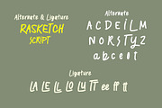 RASKETCH, a Handwritten Font by BBtypeStudios (Thumbnail 16 of 16)