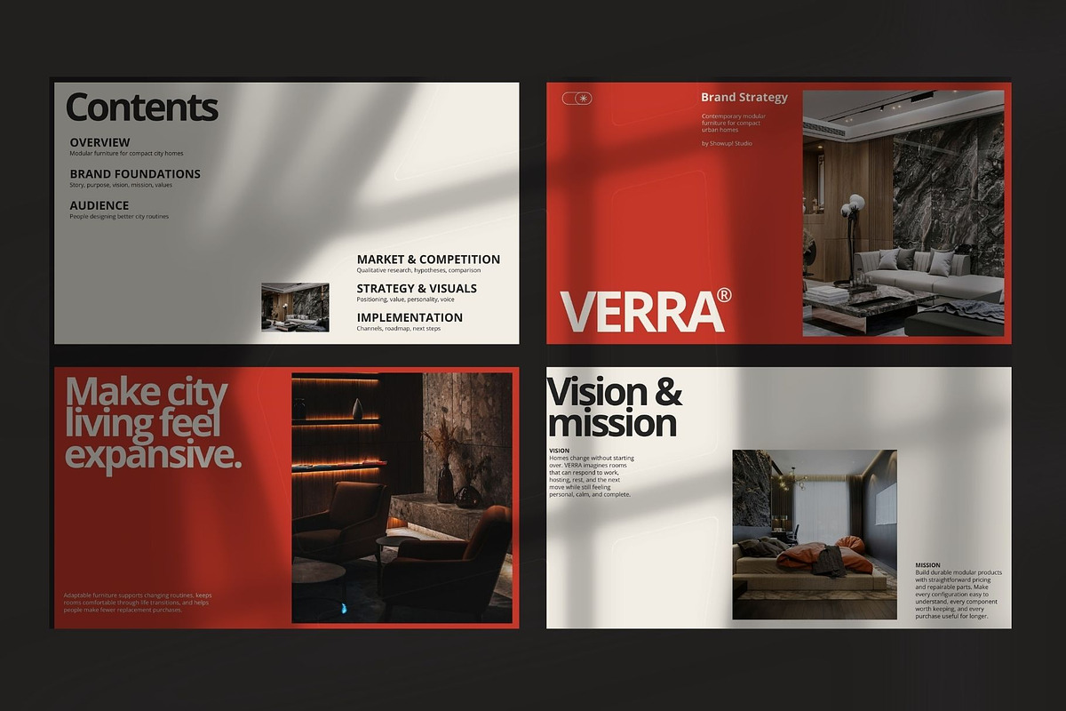 VERRA Brand Strategy Canva Template, a Presentation Template by ShowUp! Studio (Photo 6 of 6)