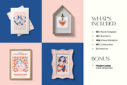 Romantic Art | Wall Art Creator, an Object Graphic by Leleka.Store (Thumbnail 3 of 20)
