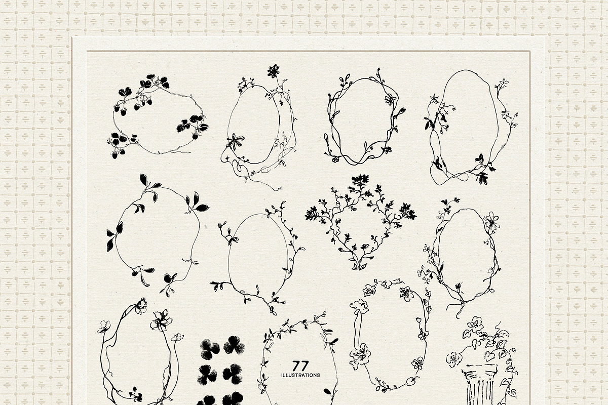 Timeless Romance: Wedding Line Art, a Decorative Illustration by Purple (Photo 12 of 13)