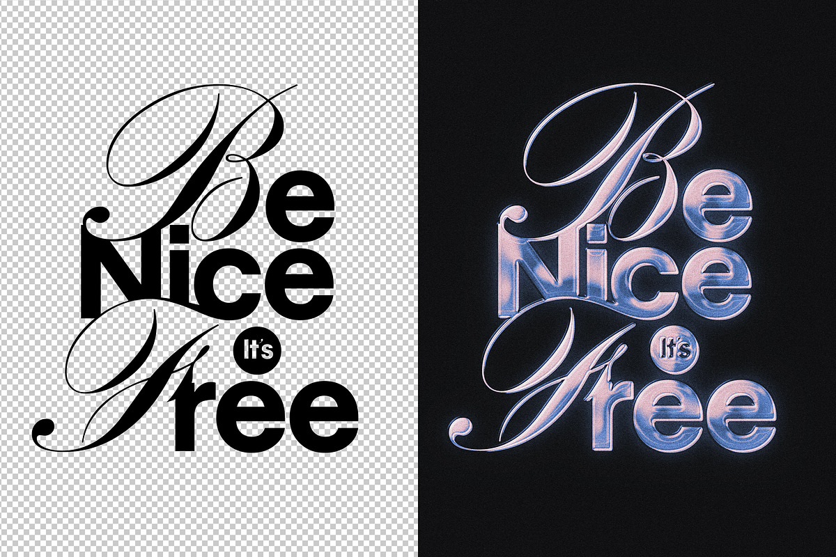 Retro Chrome Text & Logo Effect, a Layer Style Add-On by Design Squad (Photo 3 of 4)