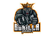 Gorilla Mascot Logo, a Templates & Theme by FarhanYousaf (Thumbnail 1 of 3)