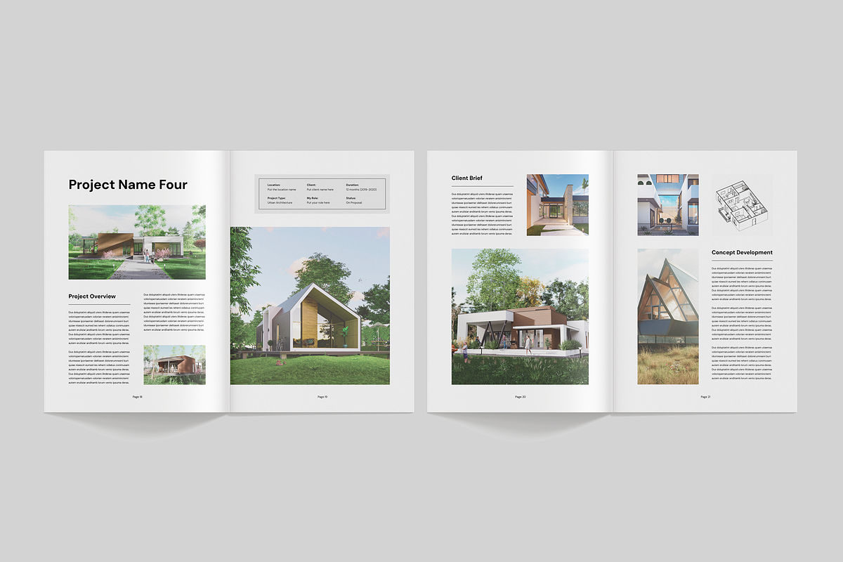 Portfolio | Canva, MS Word, InDesign, a Brochure Template by Leaflove (Photo 7 of 10)