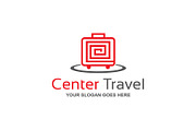 Center Travel Logo Template, a Branding & Logo Template by mesuka (Thumbnail 2 of 2)