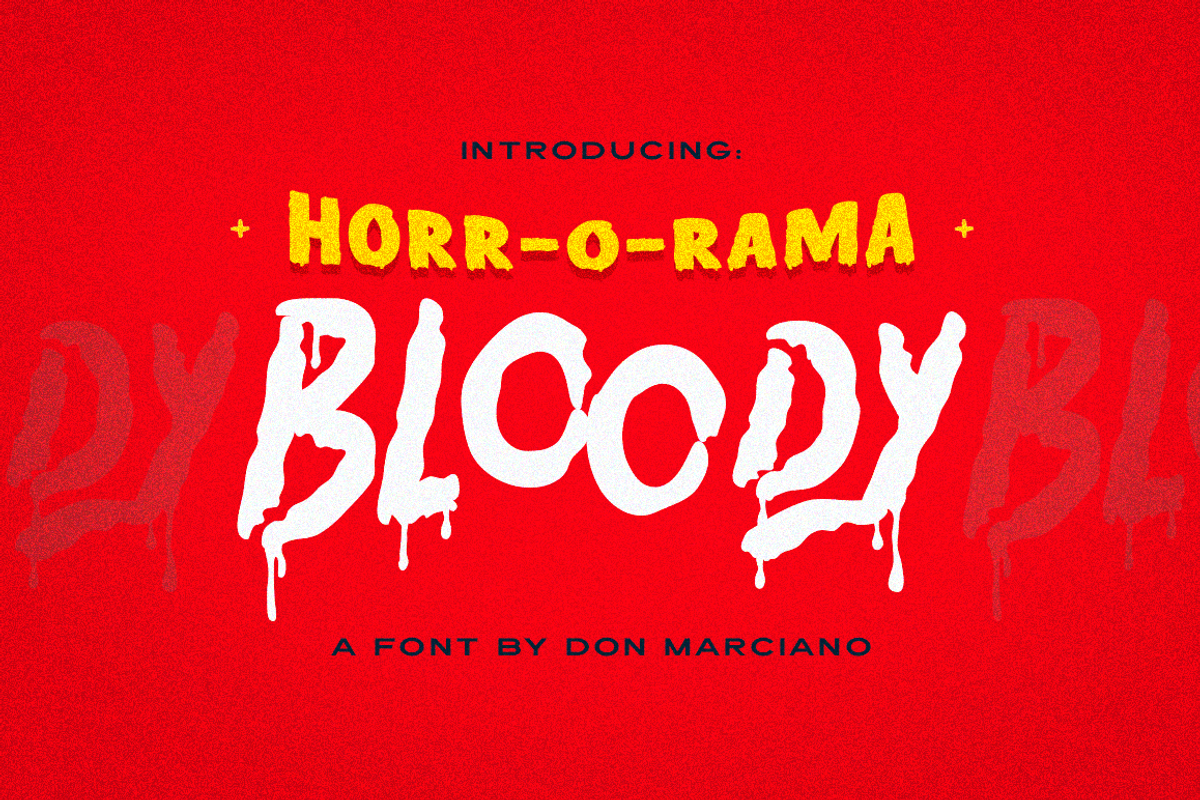 Bloody Scary Font