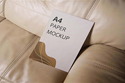 4 Paper Mockup, a Product Mockup by Pitchlook.Studio (Thumbnail 3 of 4)