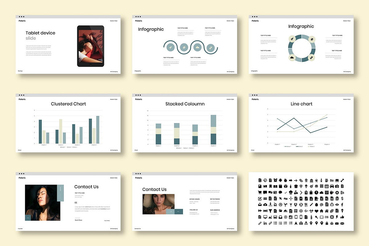 Polaris - Business Google Slide, a Presentation Template by Dens Creative Studio (Photo 5 of 6)