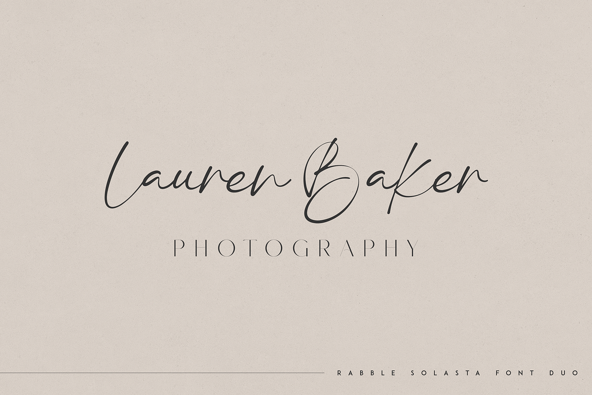 Rabble & Solasta - modern font duo, a Script Font by Only Fonts (Photo 5 of 12)