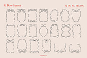 Coquette Bows, Frames and Patterns, an Object Graphic by Felizabeth Design (Thumbnail 7 of 14)