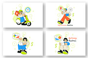 10 Gig Economy Realities, a Finance Illustration by denayunebgt (Thumbnail 3 of 4)