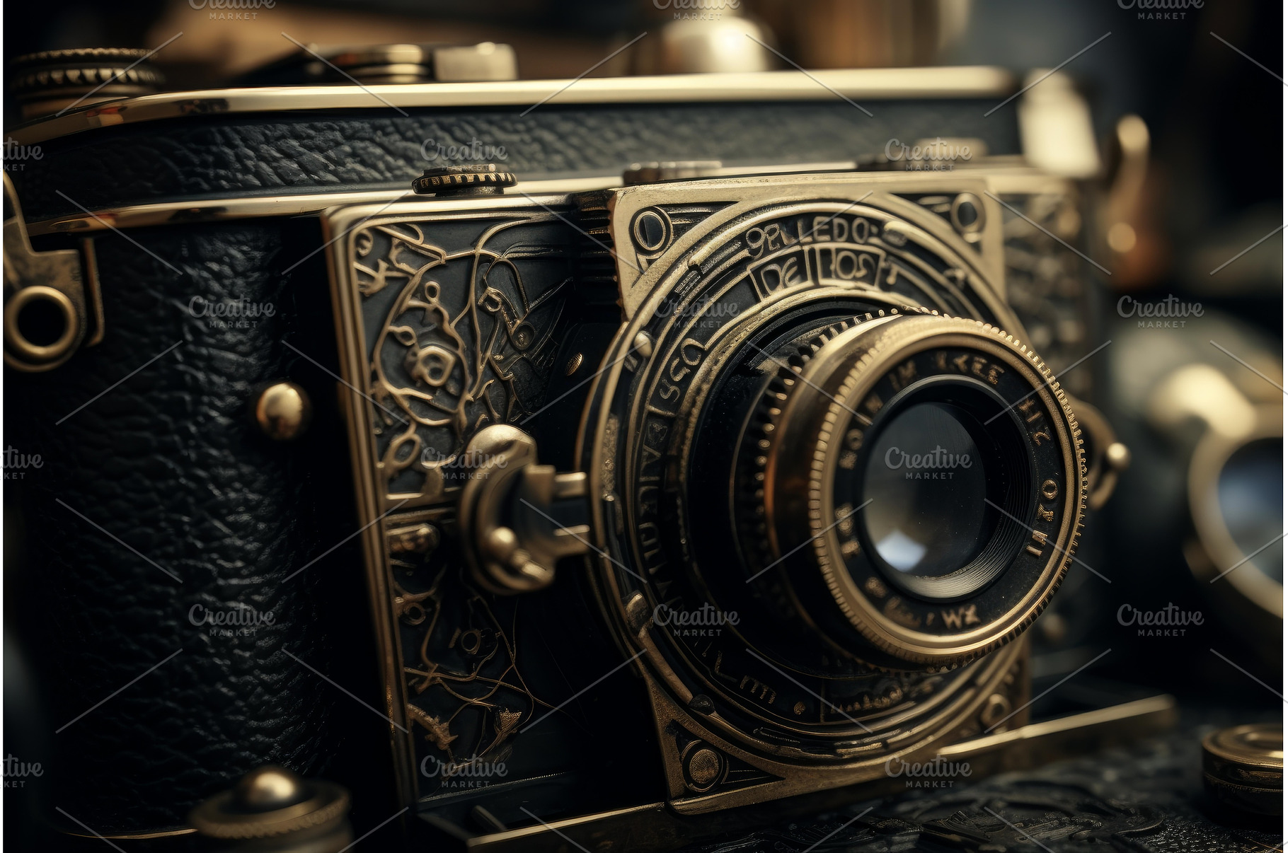 Old camera closeup. Generate Ai, an Architecture Photo by Ylivdesign
