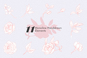 For The Rose - Handdrawn Flowers, an Illustration by clairedelune (Thumbnail 3 of 6)