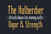 Halberd Display Font, a Blackletter Font by Fresh Pressed Fonts (Thumbnail 2 of 5)