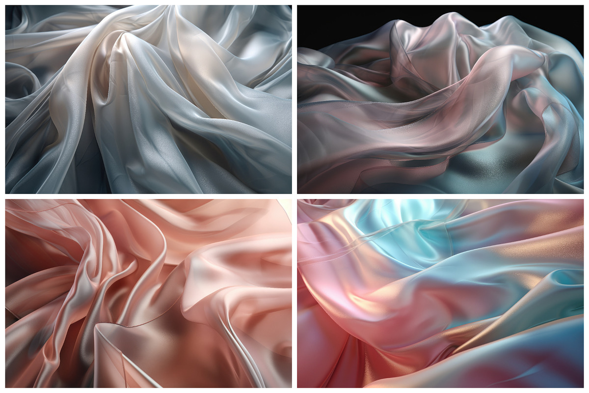24 Soft Silk Fabric Backgrounds, a Texture Graphic by HipFonts (Photo 7 of 7)