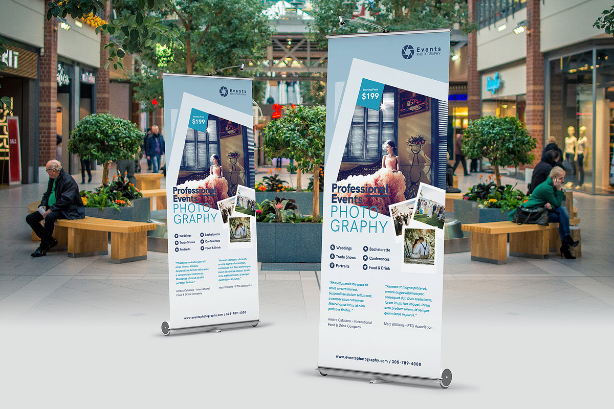 Photography Roll-Up Banner Template, a Flyer Template by floringheorghe (Photo 4 of 4)
