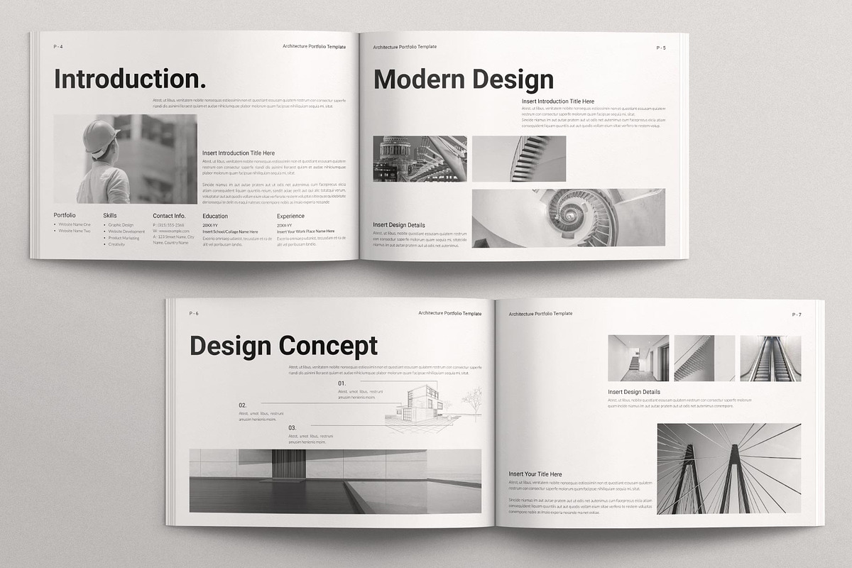 Architecture Portfolio Landscape, a Brochure Template by E-Type (Photo 3 of 7)