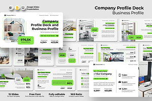 Company Profile Deck - Google Slides, a Presentation Template by QR Design Studio