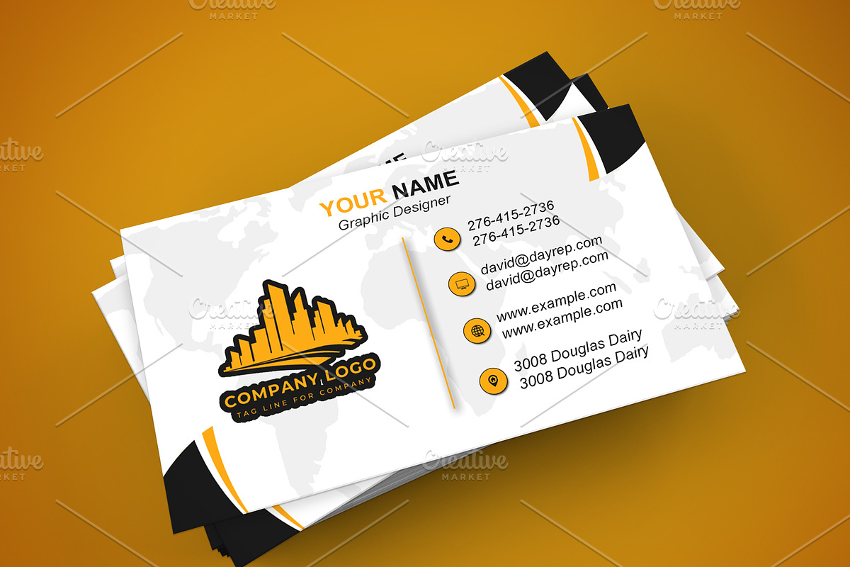Modern Visiting Card PSD preview 5