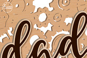 Dad Decorative Multilayer Template, a Templates & Theme by LaserCutano (Thumbnail 4 of 8)