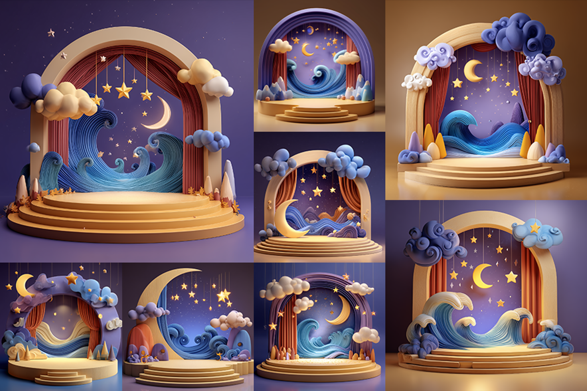 Opera House Backdrop, a Decorative Illustration by Picturesque Stories (Photo 2 of 7)