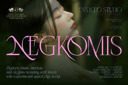 Negkomis - Ligature Serif & Script